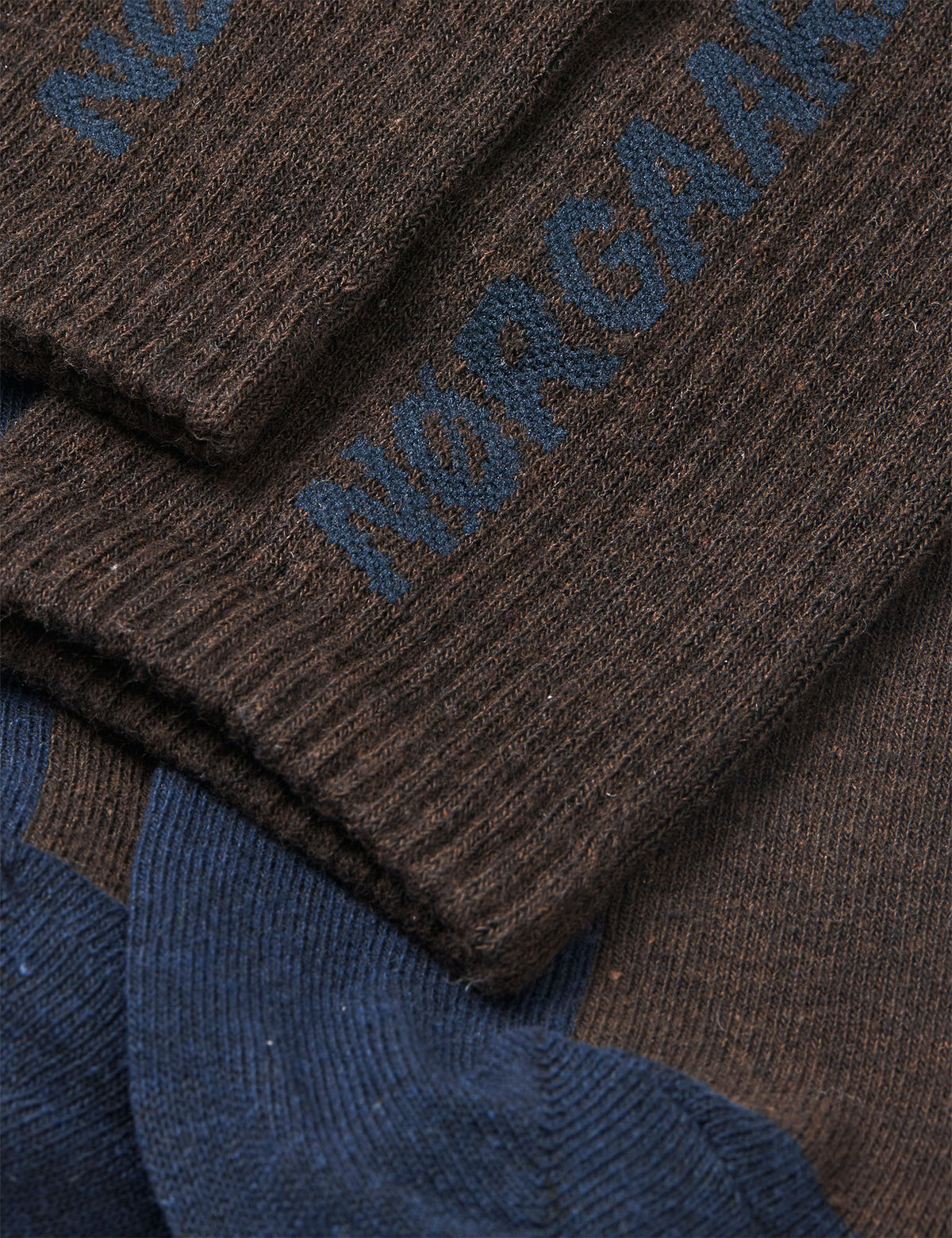 Logo Stepper Single Sock, Turkish Coffee