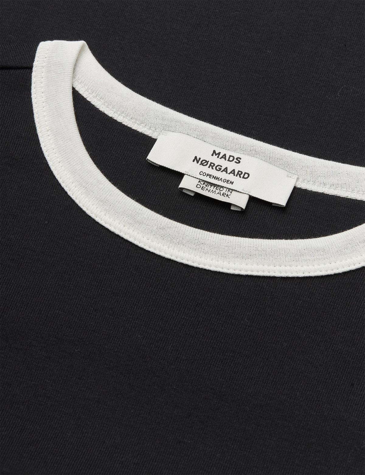 Grace jersey Camille Tee LS, Black/Vanilla Ice