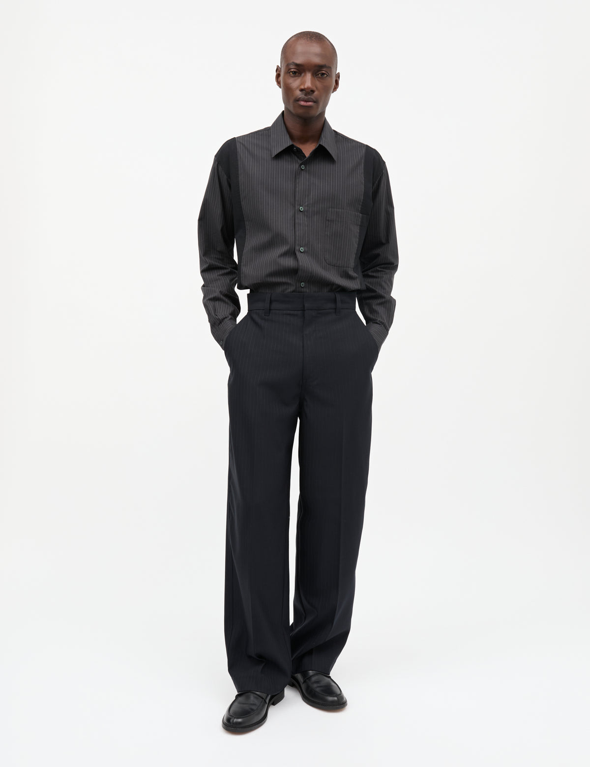 Midnight Pin Henry Pants, Dark Navy