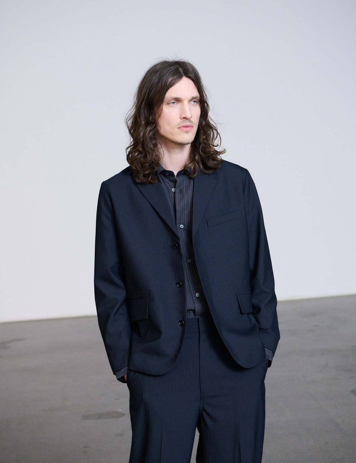 Midnight Pin Louis Dress Blazer, Dark Navy