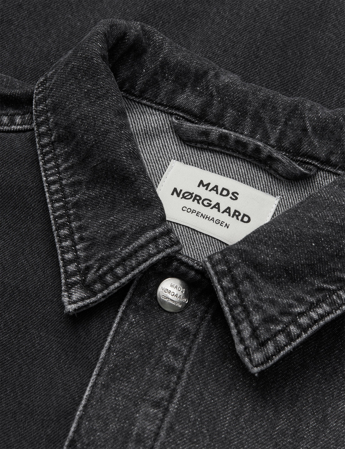 Salvo Denim Crash Shirt, Black Stone Wash