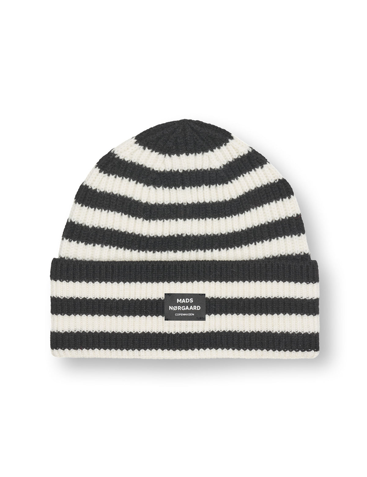 One Wool Bran Beanie, Black/White