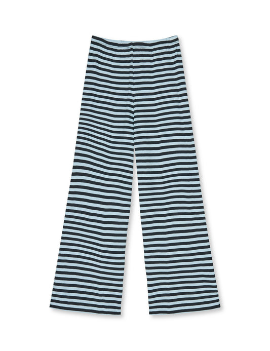 2x2 Cotton Stripe Verona Pants, Cerulean/Sky Captian