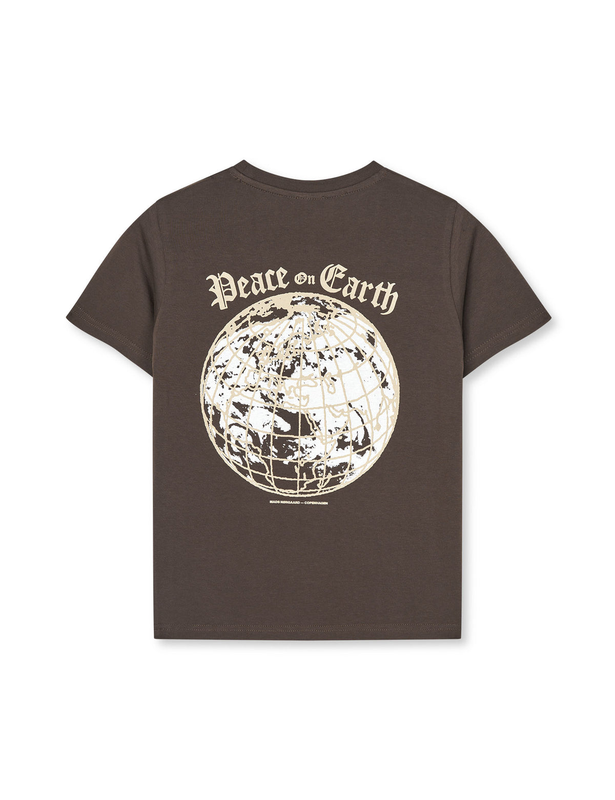 Printed Tee Thorlino Peace Tee, Turkish Coffee