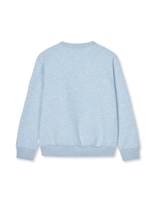 Mix Sweat N Sonar Peace Sweatshirt, Light Blue Melange