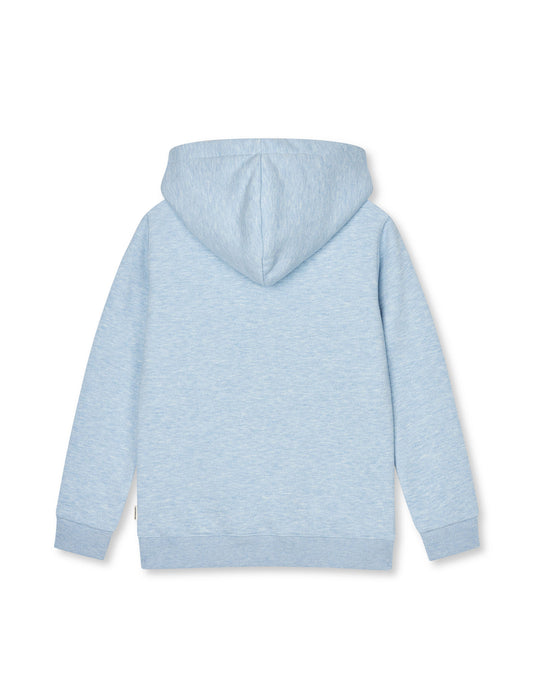 Mix Sweat N Hudini Sweatshirt, Light Blue Melange