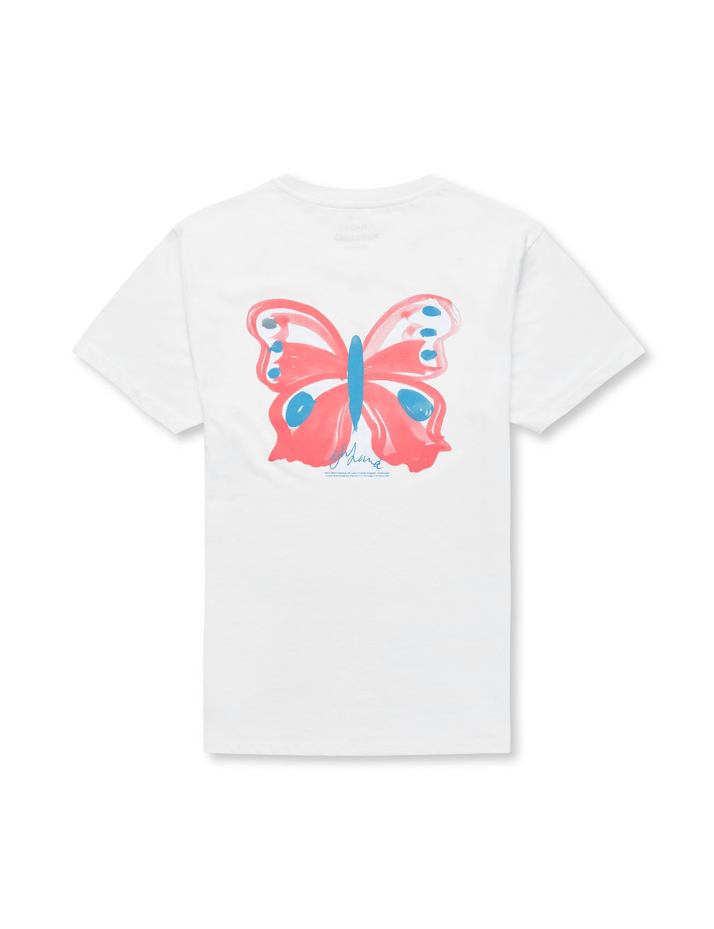 Fine Jersey Oh Land Tee, White