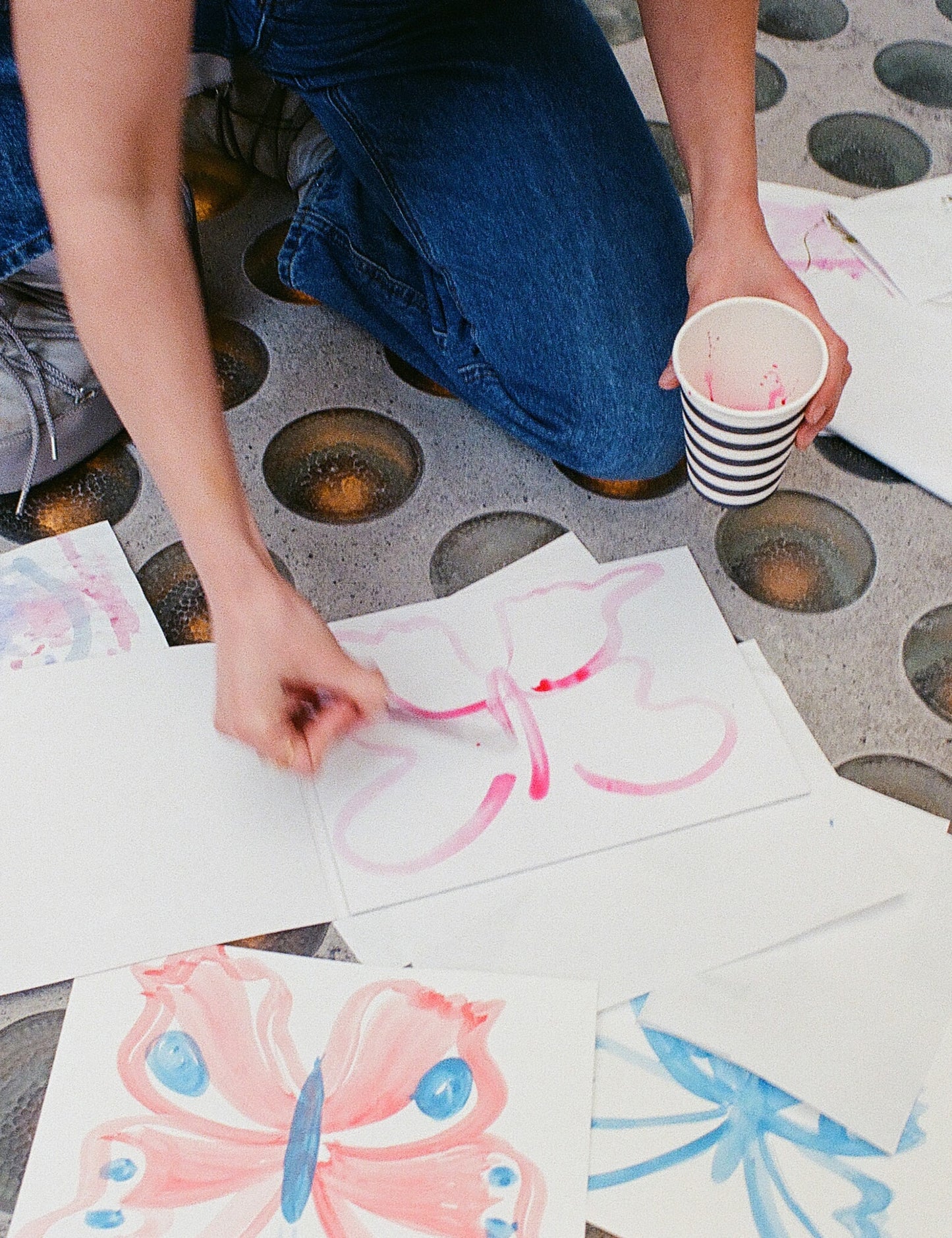 Fine Jersey Oh Land Thorlino Tee, White