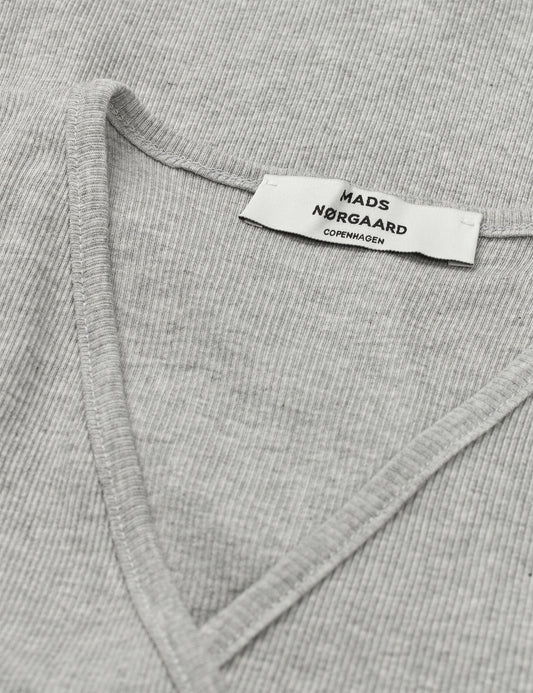 2x2 Cotton Susi LS Top, Grey Melange