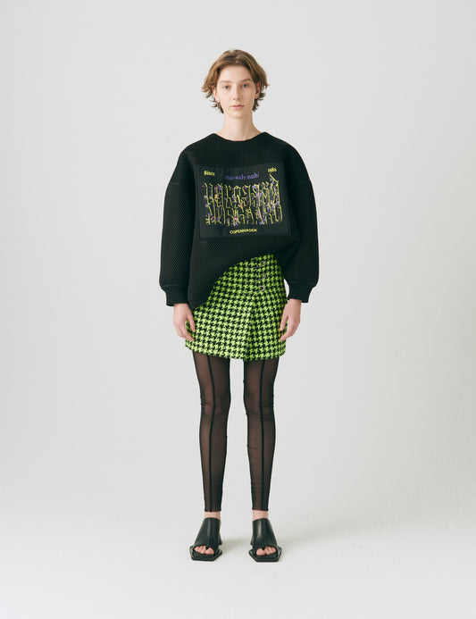 Perla Buchau Skirt,  Evening Primrose / Black