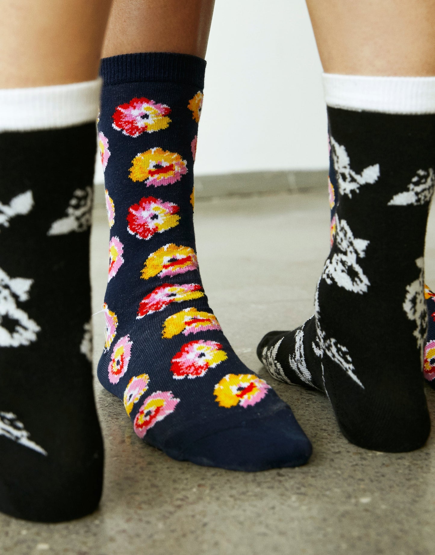 Flower Sock Annika,  Multi Flower