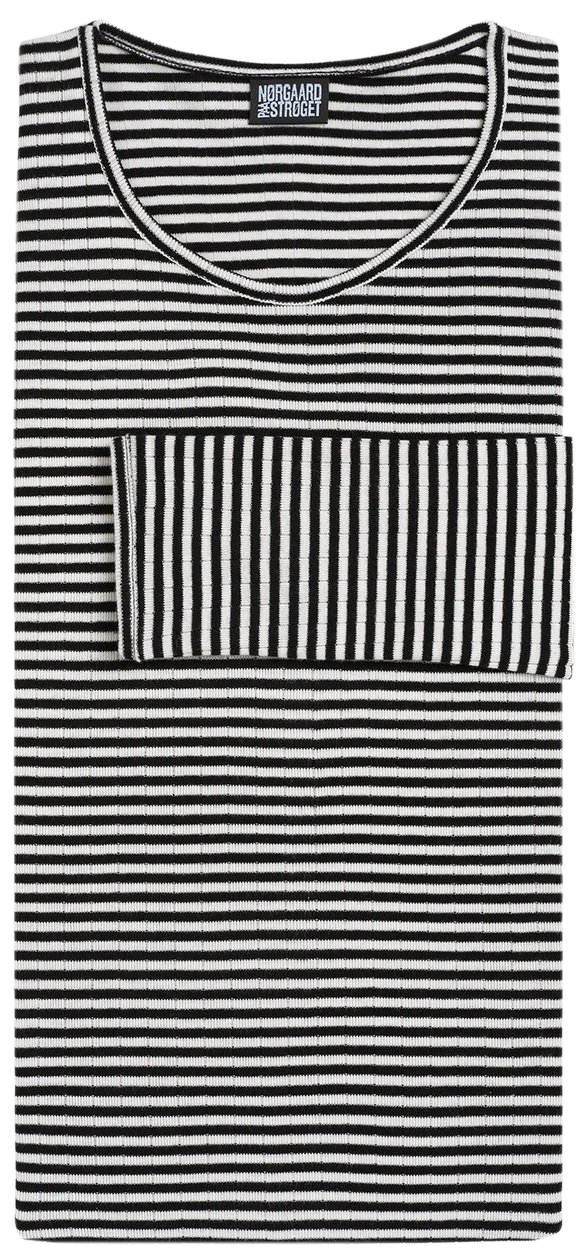 101 Fine Stripe, Black/Off White
